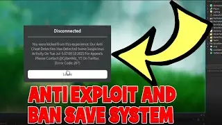 Anti Exploit/Hack And Ban Save System! Roblox Studio! [Deprecated. Refer to my newer tutorial.]