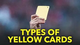 What are the different types of yellow cards in football