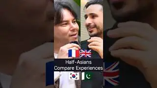 Half-Asians Compare Experiences #mixed #asian #혼혈 #pakistani #korean #british #biracial  #mixedrace