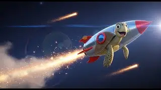 Tommy Turtle and the Rocket Ride 🐢 Nursery Rhyme for Toddlers Sing Along