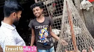 Beef Market  Muslim Bazar Cow Meat Processing Bangladesg, Market Dhaka City,ঢাকা গুস্তের বাজার 1080p