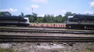 Southern E8 6900 + NS 4270 & 4271 F9A EMDs Spencer, NC NCTM 5/31/14 NICE!!!