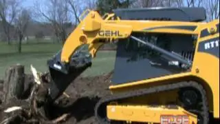 EDGE Stump Removal Bucket Pulls Stump, Roots and All!