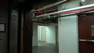HILAROUSLY MESSED UP CHIME! Huge Hydraulic Elevator at Founders Hall, UTD in Richardson, TX.