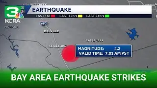 Cluster of earthquakes shakes Bay Area, USGS reports