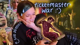 trying to get BTS and Harry Styles tickets, vision boards + january art recap