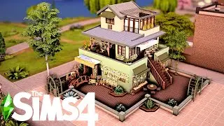 Tokyo Street- Flower Shop & Karaoke | The Sims 4 Speed Build