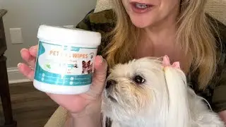 Pet Eye Care Wipes Review &ndash; Remove Tear Discharge #ad