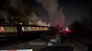 Steam Rail Tour &lsquo;Portsmouth Pullman&rsquo; (return leg) 35028 &lsquo;Clan Line&rsquo; slips and slips&hellip;.