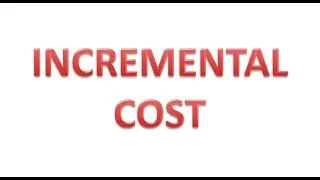 INCREMENTAL COST ( Hindi )