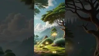 AI Creates a Magical Forest with Glowing Plants | @openart_ai  Art Short