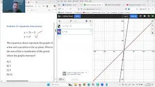 Подготовка к SAT 360 s1e11 Квадратичное и линейное пересечение