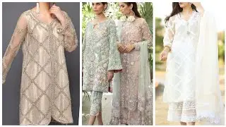 Gorgeous And Luxury Light Theme Designer Eid Dresses Collection For Girls 2019-2020
