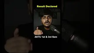 Result Declared Aktu 1st and 3rd Sem | Aktu Result Update