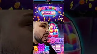 SUPER RARE 7 SCATTER BONUS ALMOST PAID 1000X ON SUGAR RUSH #casino #slot #shorts