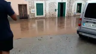 floods and storms in Caimari, Majorca.