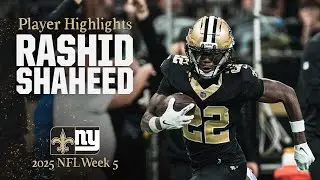 Highlights: Rashid Shaheed best plays from 114-yard game vs. Giants | 2025 NFL Week 5