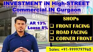 ROAD FRONT FACING SHOPs at DLF GARDENCITY GALLEXIE91 #cornershop #shops Sales +91 9999797960
