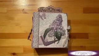 Stamperia - Lilac Flowers Mini Album