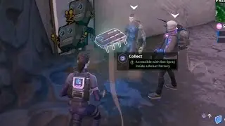 Fortbyte #52 Location - Accessible with Bot Spray inside a robot factory