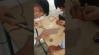 Aaj hmane ki pcb soldering #minivlog #engineeringdegree #btech #vlog #trending #viralshorts #aiims