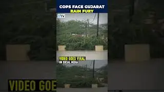 Flood Havoc In Jamnagar: Watch Viral Video Of Police Check Post Being Washed Away