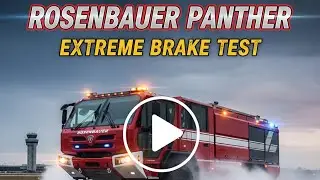 Rosenbauer Panther 6X6 Brakes test speed 30 #luxurylifestyle #vlog #viral #viralvideo #viralshort