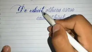 Best Calligraphy Writing | English Calligraphy Writing