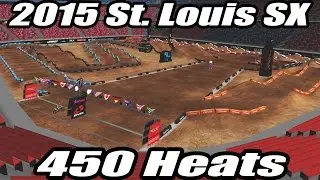 MX Simulator: 2015 St. Louis SX - 450 Heat Races