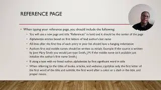 APA Format Powerpoint