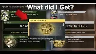 Opening epic weapon hack! New infinite warfare contracts!