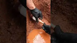 Repairing an underground PVC pipe leak at water meter 🌱💦 #plumbing #plumber #asmr #diy