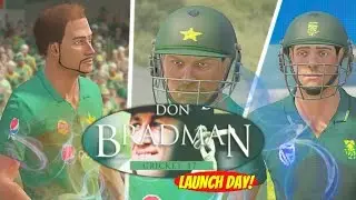 DON BRADMAN CRICKET 17 - PAKISTAN v SOUTH AFRICA (5 OVER) DBC 17 LAUNCH DAY MADNESS!
