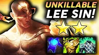 INSANE HEALTH LEE SIN 2 KICKS ALL ENEMIES OFF!! | Teamfight Tactics