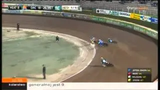 4.9 2013 - P&oacute;łfinał Play Off - Dackarna - Elit Vetlanda - bieg 8 (Orange Sport)