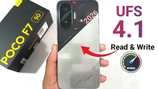 Тест скорости чтения и записи POCO F7 UFS 4.1 🔥🚀🚀 #poco #pocof7