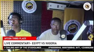 LIVE COMMENTARY- NIGERIA VS EGYPT