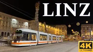 Linz, Austria 🇦🇹 January 2026,  Walking Tour || Christmas Lights 4K UHD