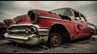 ASMR Car Restoration! Full Restoration of Red Chevrolet Bel Air 1957 from Rusted to Like New