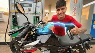 COLOQUEI GASOLINA DE R$10,00 REAIS O LITRO NA MINHA MOTO