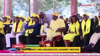 DRAMA AS GOVERNOR MUTAHI KAHIGA TOLD TP REMOVE BLACK CAP INSIDE UDA CAP!