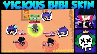 Vicious Bibi Challenge | Bad Randoms Skin | Brawl Stars