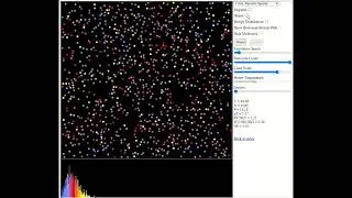 Maxwell Boltzmann Simulation