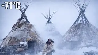 Lit a 100-Year-Old Stove at -60&deg;C | Solo Winter Survival