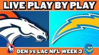Broncos vs Chargers Live Play by Play & Reaction