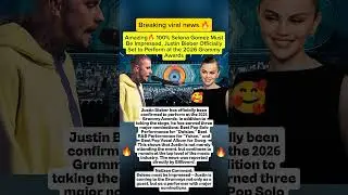 Selena Gomez Must Be Impressed as Justin Bieber Performs at Grammys2026 Up #justinbieber#selenagomez