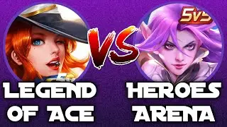 Legend Of Ace Vs Heroes Arena | Герои | Наклейки | Геймплей FHD | Legend Of Ace | Heroes Arena