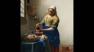 Amsterdam. La Lattaia di Jan Vermeer