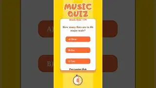 Music Quiz - 176 - Bb Major Scale: Theory, Ear Training & Quick Challenge