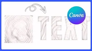 Как добавить текстуру к тексту в Canva
